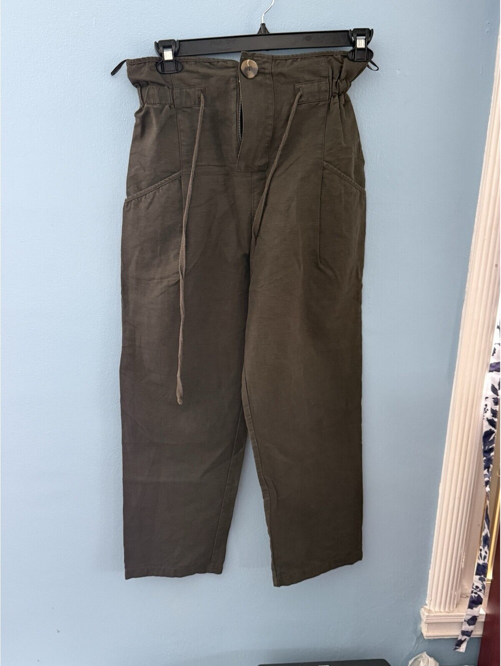 ZARA Dark Green Ladies Pants Size Small